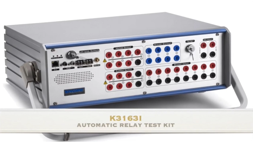 Função harmônica de teste K3163i e sinal de valor amostrado IEC61850