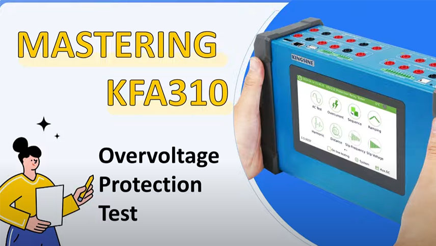 Mastering KFA310: Teste de proteção contra sobretensão